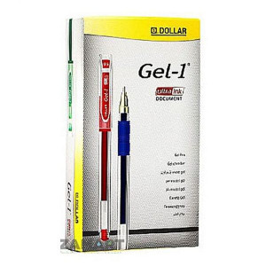 Dollar 0.7mm Gel Pen Black (Pack of 12)