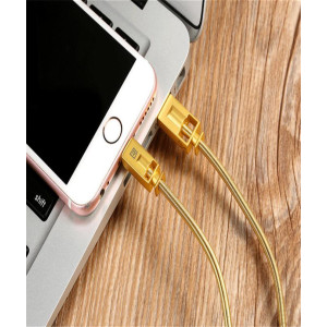 Remax Fast Charging USB Cable Gold (RC-056i)