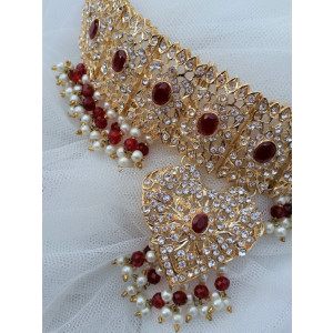 Jewel Art Indian Gold Plated Jewellery Set