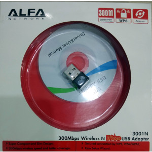 ALFA Network 3001N Wireless Mini USB Adapter