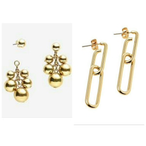 Oriflame Odette Chain Earrings With Exotics Earrings Deal Pack