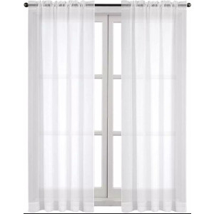Sajid Zaib Panel Curtain Shafoon Grey Pack of 2