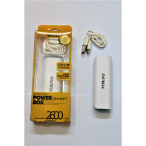 Remax 2600mAh Mini USB Power Bank White