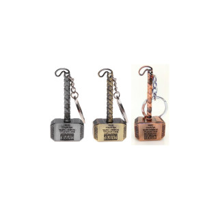 Afreeto Thor Hammer Key Chain 1 Piece