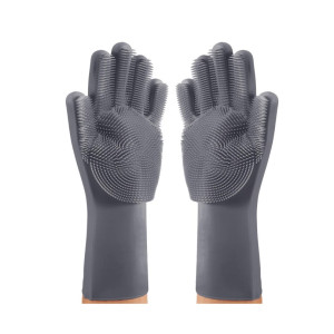 G Mart Magic Reusable Silicone Gloves Multicolor