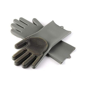 G Mart Magic Reusable Silicone Gloves Multicolor