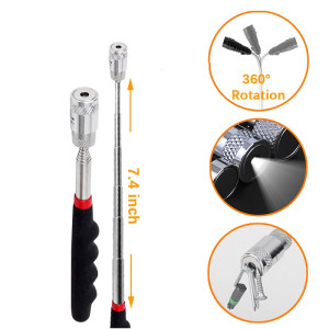 Muzamil Store Extendable Telescopic Magnet With Light
