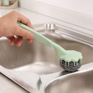 Mega Mall Long Handle Wire Ball Brush (Set of 2)