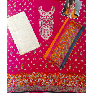 RangSaaz Marina 2020 Embroidered Unstitched 3 Pcs