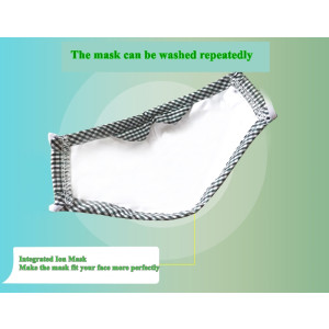 The Mango Shop Washable Reusable Cotton Face For Kids Grey