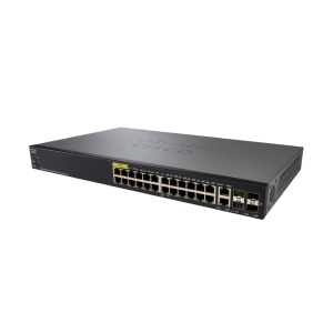 Cisco 28-Port Gigabit PoE Managed Switch (SG350-28P)