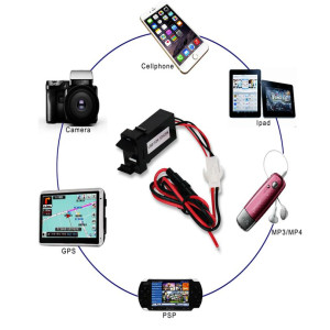 Wish Hub 2A Dual USB Port Car Charger For Honda