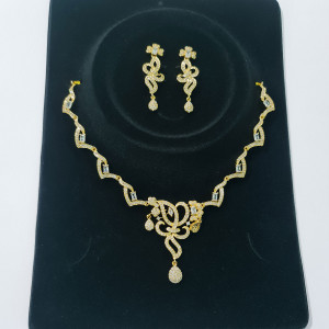 Wish Indian Design Gold Plated Traditional Jewellery Set For Women (0043)