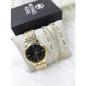 Shoppinggaardi Watch & Bracelet For Women (0030)