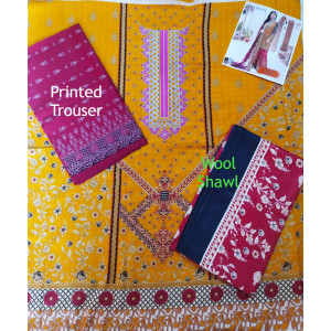 RangSaaz Marina 2020 Embroidered Unstitched 3 Pcs (0002)