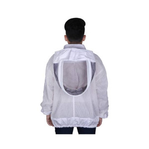 Toor Traders 3 Layer Ultra Breeze Ventilated Beekeepers with Fencing Veil Jacket For Men 