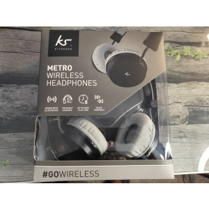 SJ Click On-Ear Wireless Bluetooth Headphone Black