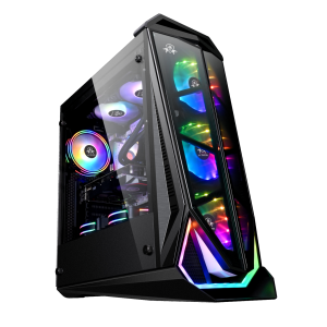 AA Tigers Alienware Mid Tower Gaming PC Case Black