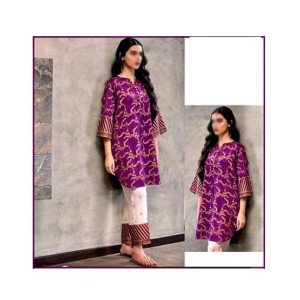 A.A Clothes Unstitched Lawn Collection 2 Piece (0009)