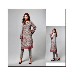 A.A Clothes Unstitched Lawn Collection 2 Piece (0010)