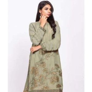 A.A Clothes Embroidered Lawn Collection 2 Piece (0008)