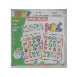Afreeto ABCD Wooden Puzzle Board For Kids