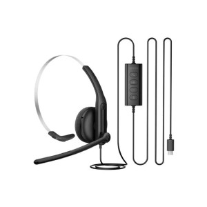 Edifier Wired Mono Headset with Microphone Black (CC100)