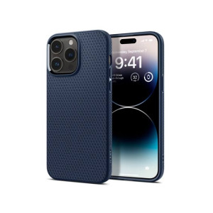 Spigen Liquid Air Case For iPhone 14 Pro Max Navy Blue (ACS04814)