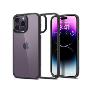 Spigen Ultra Hybrid Case For iPhone 14 Pro Matte Black (ACS04961)