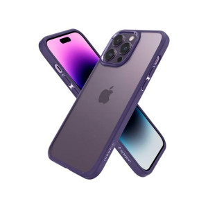 Spigen Ultra Hybrid Case For iPhone 14 Pro Deep Purple (ACS05577)