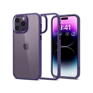 Spigen Ultra Hybrid Case For iPhone 14 Pro Deep Purple (ACS05577)