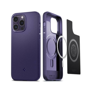 Spigen Mag Armor (MagFit) Case For iPhone 14 Pro Max Deep Purple (ACS05584)