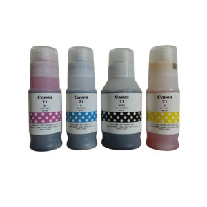 Canon Pixma Ink Bottle Set (GI-71) - Pak of 4