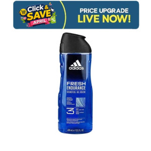 Adidas 3 in 1 Fresh Endurance Shower Gel - 400ml