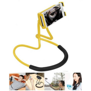 Muzamil Store 360 Degree Rotation Mobile Stand - Yellow