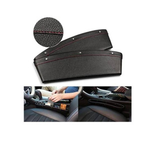 Muzamil Store Car Seat Gap Pocket Catcher Organizer 2Pcs