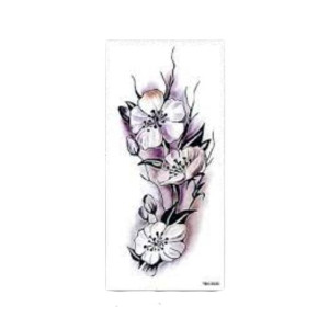 Muzamil Store Dark Rose Flowers Waterproof Temporary Tattoos
