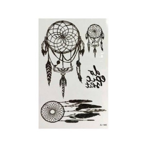 Muzamil Store Dreamcatcher Henna Fashion Waterproof Tattoo Sticker