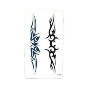 Muzamil Store Sexy Angel Wing Temporary Tattoo Sticker Black