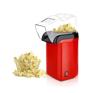 Muzamil Store 1200W Electric Mini Popcorn Maker Red