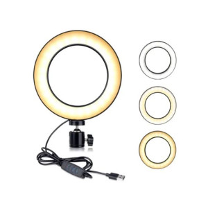Muzamil Store Ring Light For Professional Live Streaming Black
