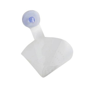 Muzamil Store Foldable Self Standing Sink Stopper - White