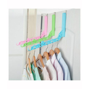 Muzamil Store Folding Plastic Drying Storage Rack Clothes Holder