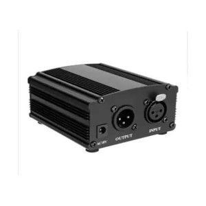 Muzamil Store Phantom Power Supply With Adapter 48V - Black