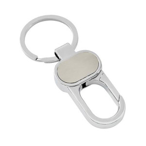 Muzamil Store Spring Metal Key Chain Silver