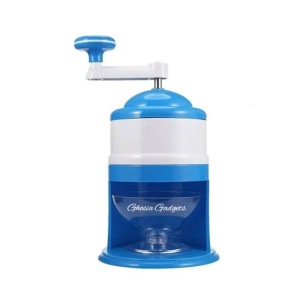 Muzamil Store Manual Mini Ice Crusher Machine - Blue