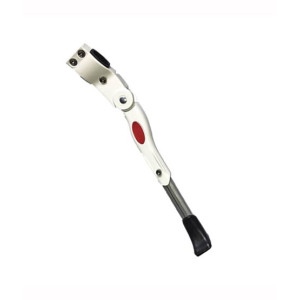 Muzamil store Bicycle Adjustable Kickstand Aluminum - White