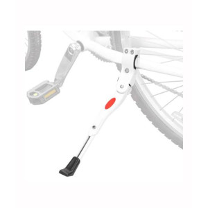 Muzamil store Bicycle Adjustable Kickstand Aluminum - White