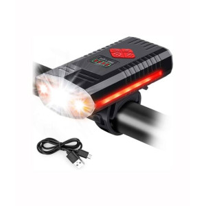 Muzamil Store Bicycle Bright Led Headlight with Bell