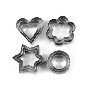 Muzamil Store Cookie Cutter With 4 Shapes